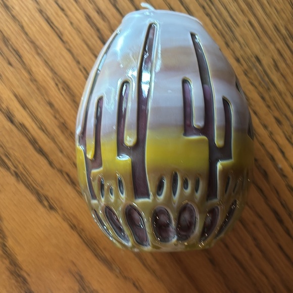 Handmade Artisan Glow Candle Cactus Southwest - Picture 2 of 4